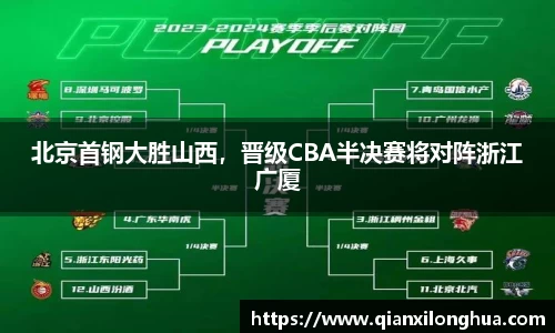 北京首钢大胜山西，晋级CBA半决赛将对阵浙江广厦